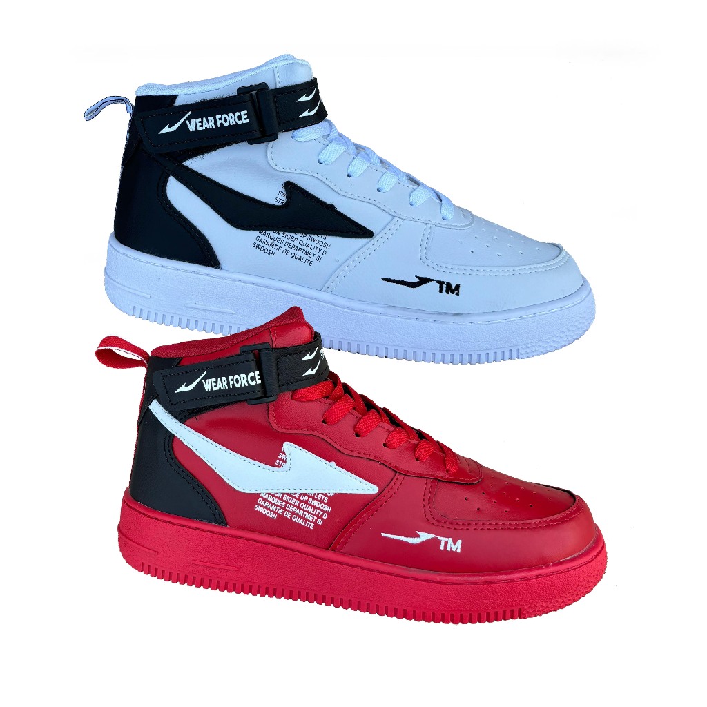 KIT 2 PARES  botinha cano medio estilo conforto treino academia unisex