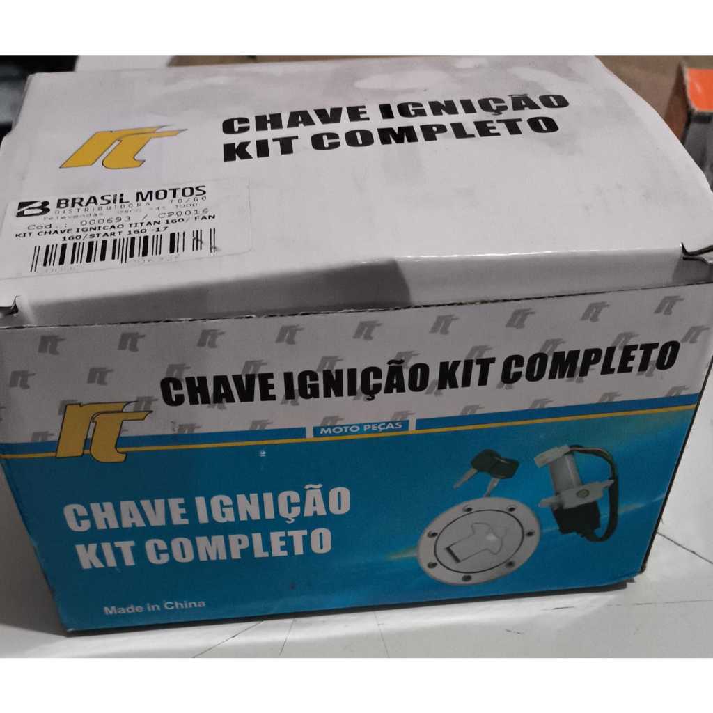KIT CHAVE IGNICAO TITAN 160/ FAN 160/START 160  16-17