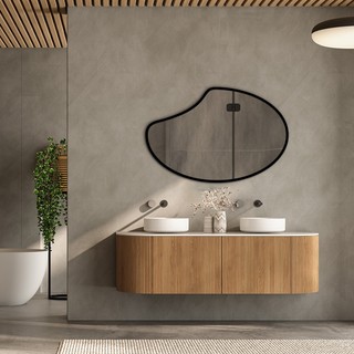 Espelho Organico Modelo - Apple 60X80 cm Sala Quarto Hall Loja em Oferta na Shopee