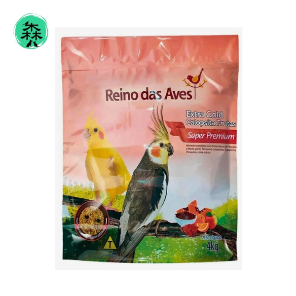 EXTRA GOLD CALOPSITA 4 kg - Reino das Aves