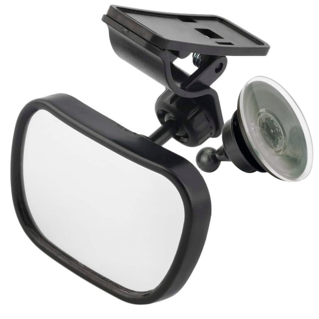 Espelho Retrovisor De Carro Para Bebe Criança 2 Em 1 Clip E Ventosa