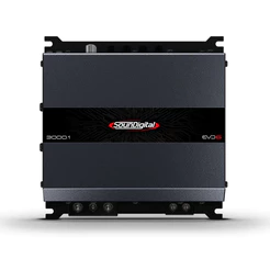 Modulo Amplificador Soundigital SD3000 EVO6 1 canal 3000w Rms Sd3000.1 - 1 Ohm 2 Ohms 4 Ohms