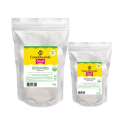 Corpo Dourado Dolomita Em Pó Clareador Natural Pré e Pós Depilatório