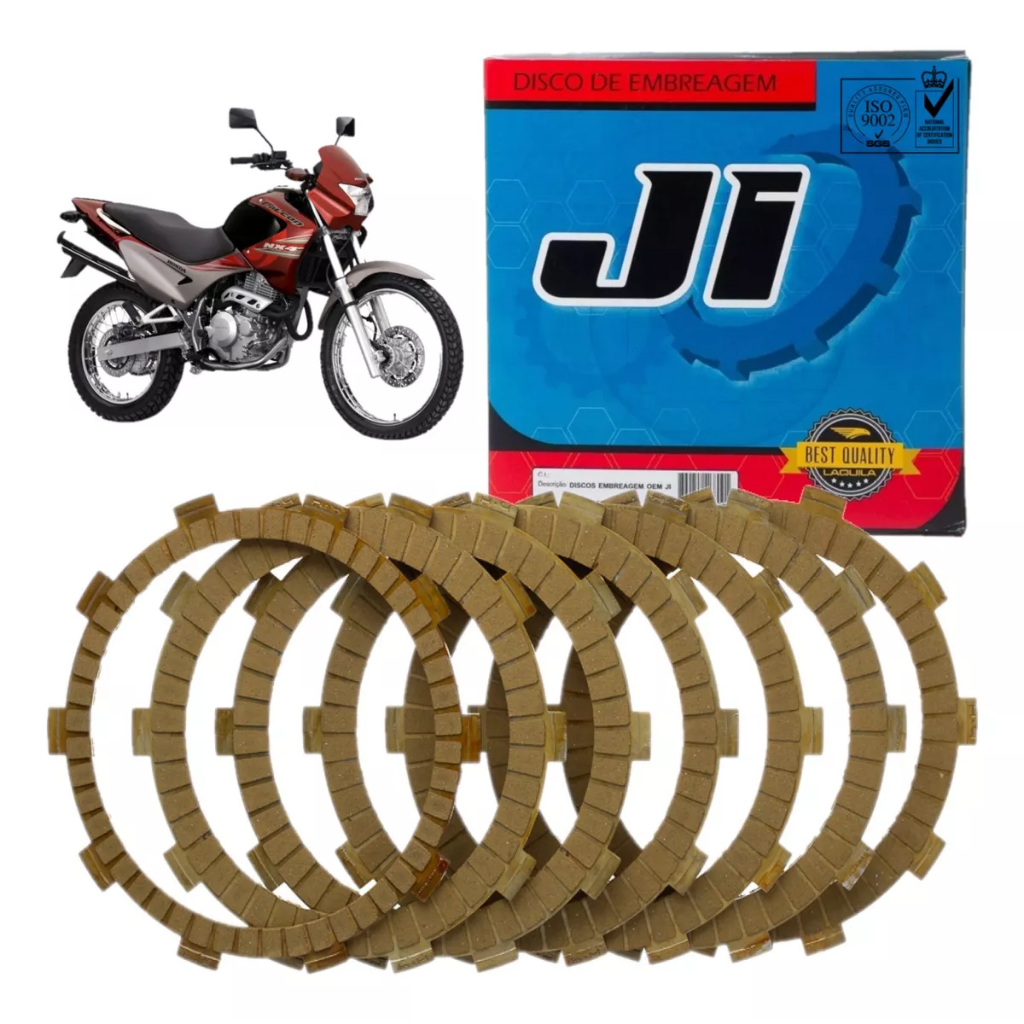 Discos Embreagem Nx 400 i Falcon 2012 2013 2014 2015 Original Ji em Oferta na Shopee
