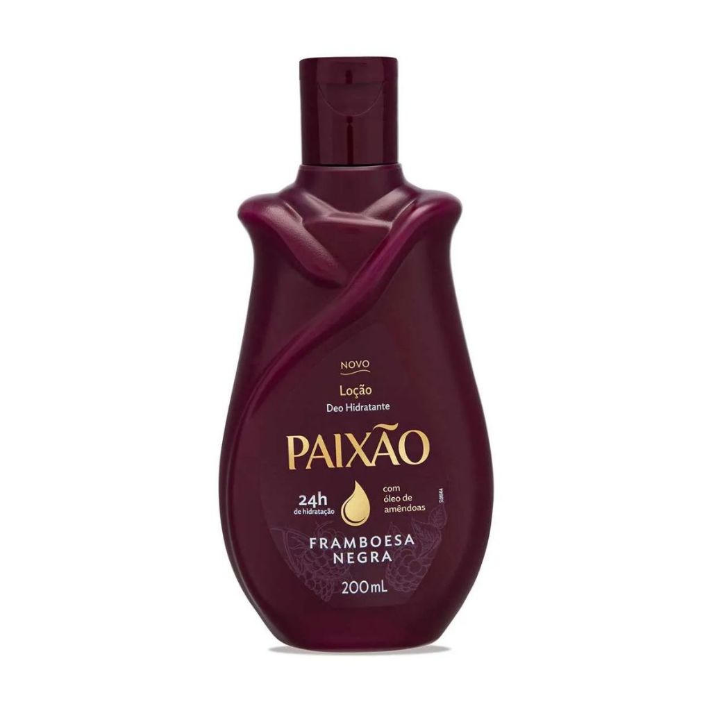 Creme Hidratante Paixão Framboesa Negra 200ml em Oferta na Shopee