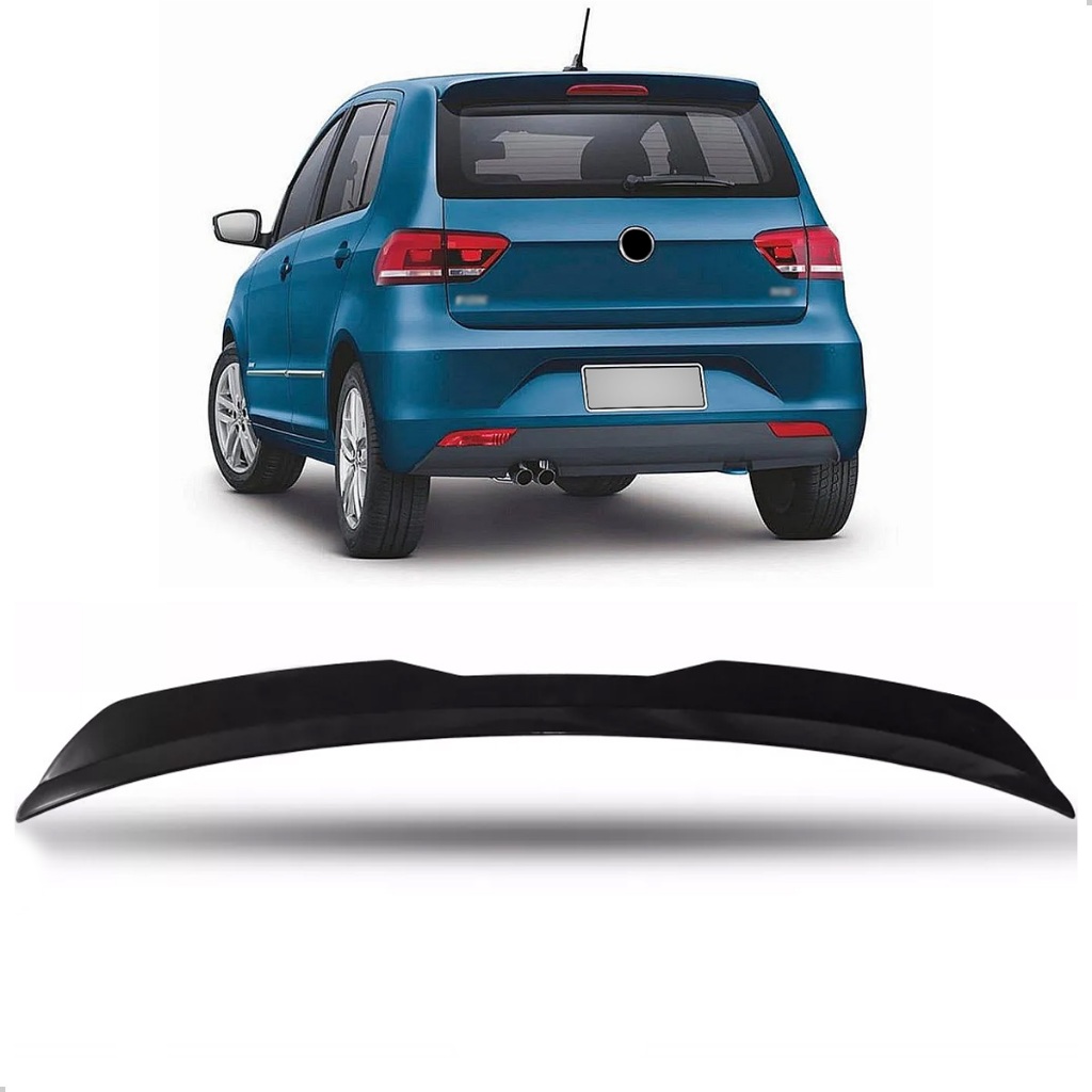 Aerofólio Fox Black Piano Sport Hatch Universal em Oferta na Shopee