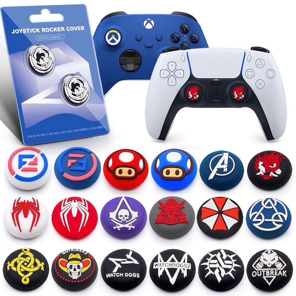 (C) Par de Grip personalizado para controle Ps3,Ps4, Ps5, Xbox One, Xbox X/S Ótima qualidade NOVOS MODELOS