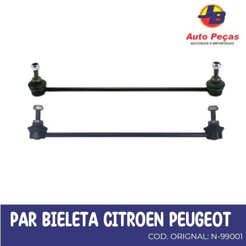 Par Bieleta Suspensão Dianteira Citroën C3 Aircross Peugeot 208 206 207 Nakata N-99001 em Oferta na Shopee