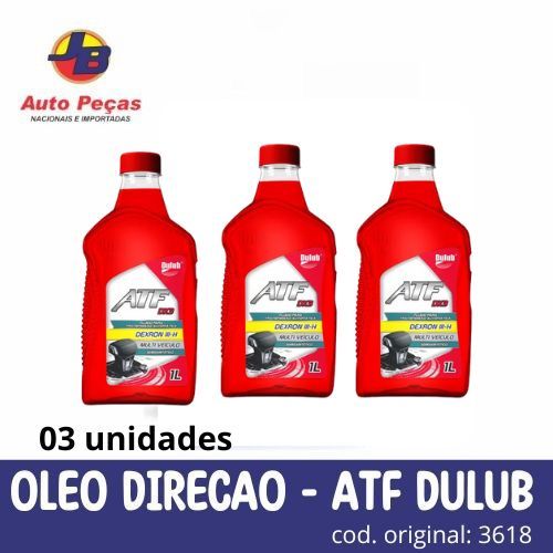 Kit 3 Unidades Óleo ATF DX3 Dexron III-H – Fluido Premium para Transmissão Automática em Oferta na Shopee