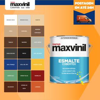 Tinta Esmalte Cobertex Madeiras e Metais Maxvinil 3,6L em Oferta na Shopee