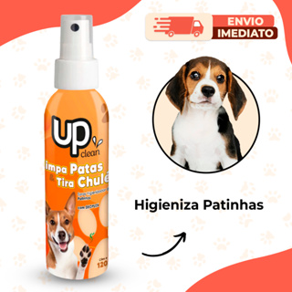 Limpa Patas Limpador de Patinhas para Cachorro e Gato Pet Up Clean Spray 120 ml em Oferta na Shopee