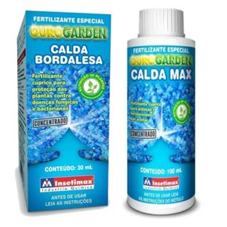 Calda Bordalesa Concentrada Rende 3,6,10 ou 20L - 30, 60, 100 ou 200ml Sulfato de Cobre em Oferta na Shopee