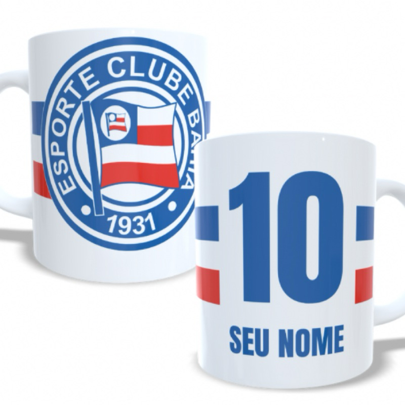 Caneca personalizada Bahia com seu nome em Oferta na Shopee