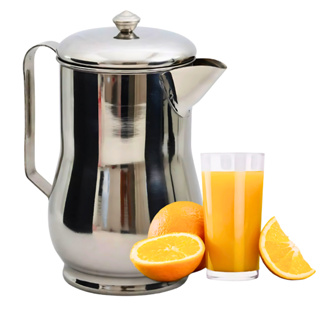 Jarra Inox Cromado Com Aparador De Gelo Jarra Suco 1,5 Litros Água Bebida Jarra Mantém Fresca em Oferta na Shopee