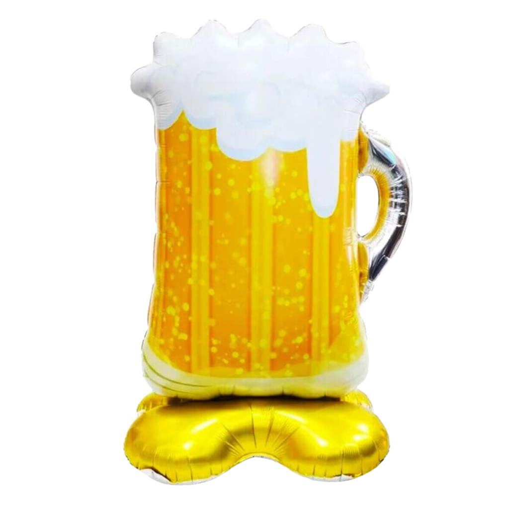 Balão C/base Copo Cerveja Decoração Dia Dos Pais Festa 145cm em Oferta na Shopee