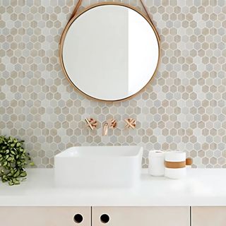 Kit 10 Pastilhas AutoAdesivo Resinada Adesivo Papel de Parede Resina para Banheiro Cozinha Decoração em Oferta na Shopee