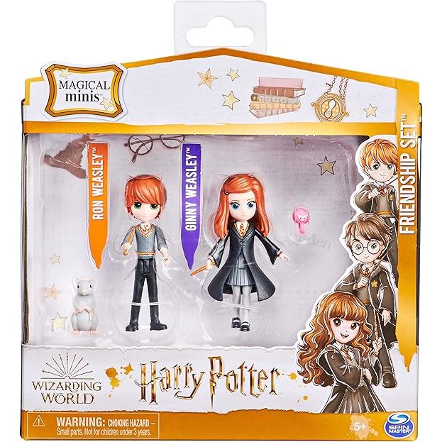 Bonecos Harry Potter Amuletos Mágicos Set amizade Coleção Wizarding World Sunny