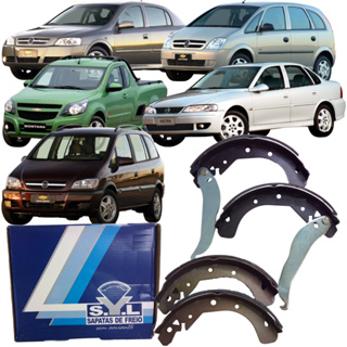 Jogo Sapatas Lonas Freio Traseiro Astra Meriva Montana Vectra Zafira Syl em Oferta na Shopee