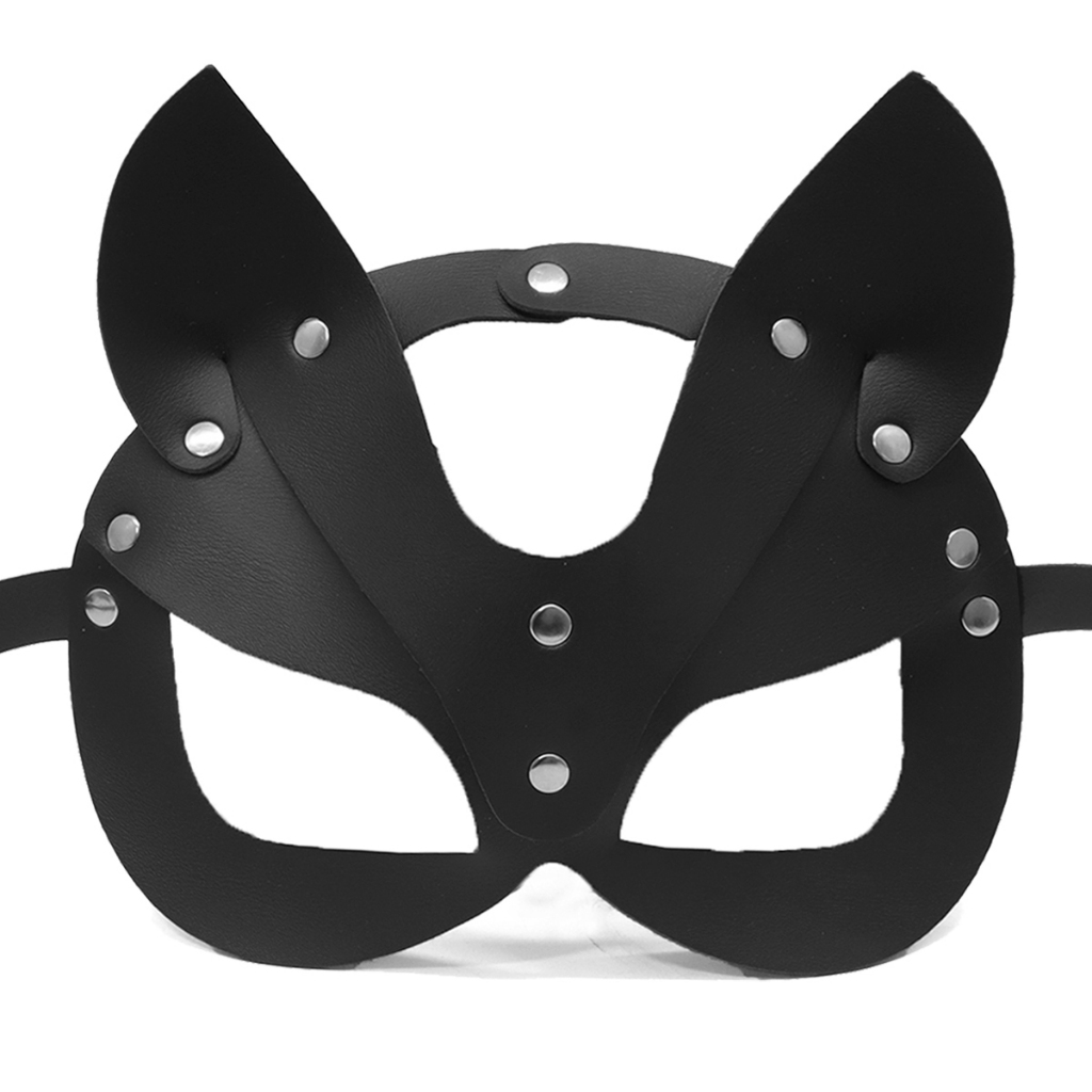 Máscara de Mulher-Gato sexy de couro sintético- Edição Limitada! em Oferta na Shopee