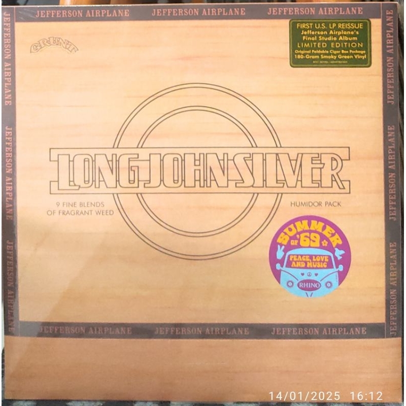 LP Jefferson Airplane Long John Silver importado lacrado