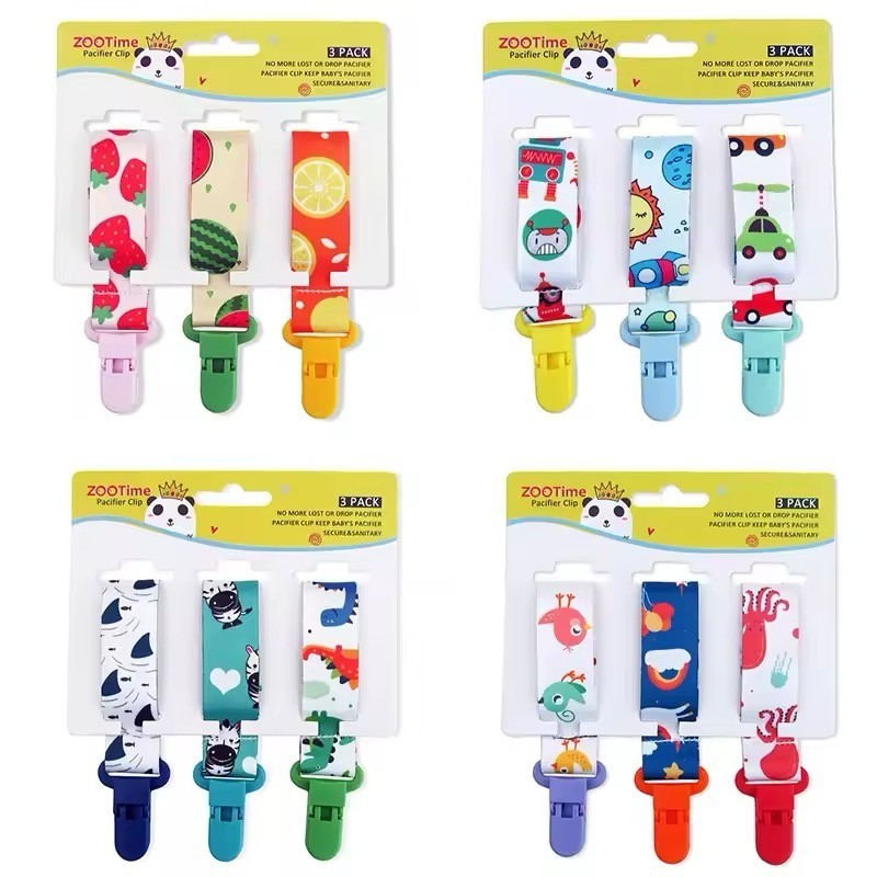 Kit 3 ou 6 Unid Prendedor Universal Chupeta P/bebê - Clip Unissex - PROMOÇÃO! em Oferta na Shopee