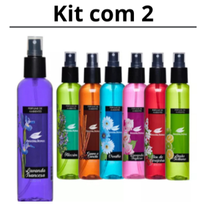 Kit 2 Perfume de Ambiente Amazônia Aromas 200ml em Oferta na Shopee