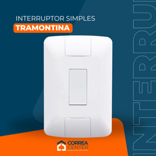 Interruptor Simples 4x2 10A/250V Branco Vertical Linha Aria Tramontina em Oferta na Shopee