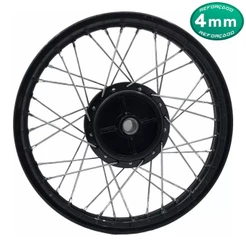 Roda Jante Calha Aro Traseiro Preto Raio 4mm Ybr 125 Factor