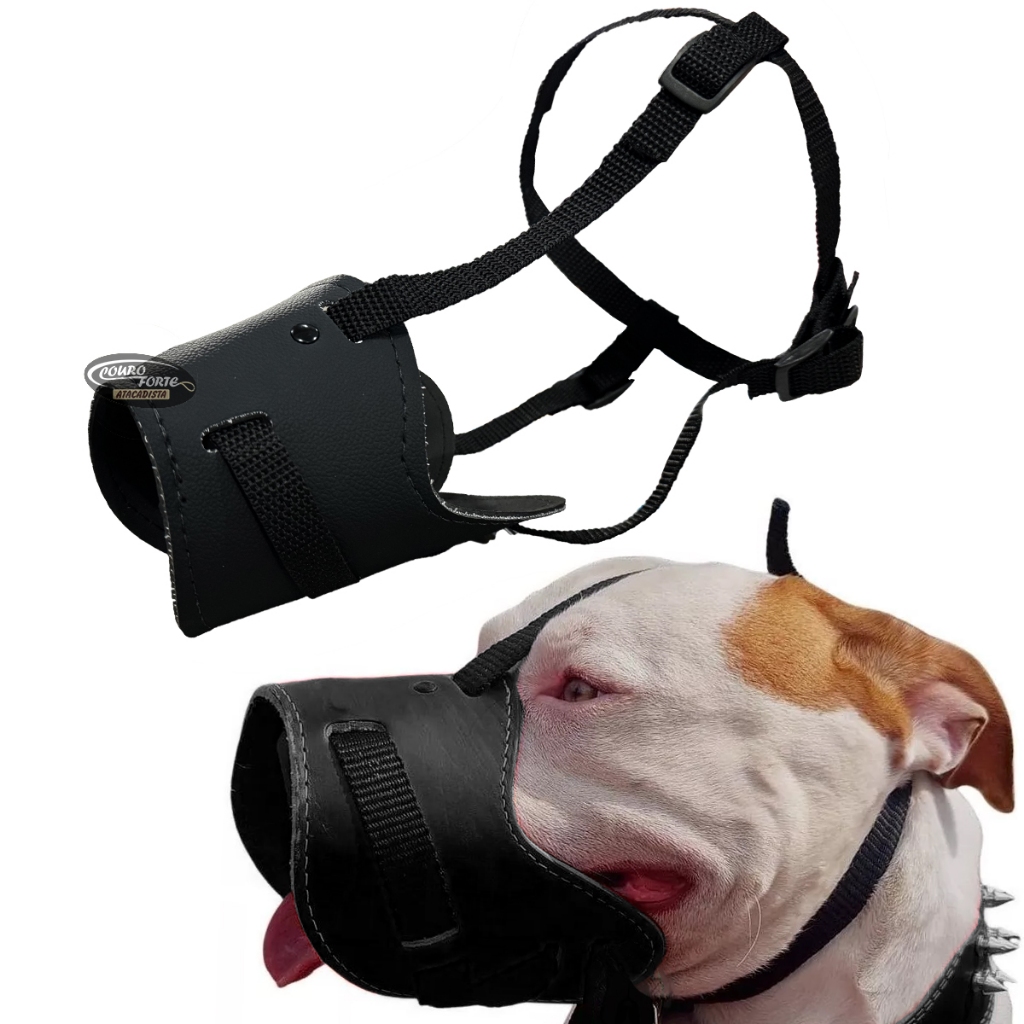 Focinheira Para Cães de Médio e Grande Porte Pitbull Rottweiler Pitbull Husky Siberiano American