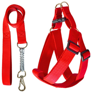 Peitoral Americano para Cachorros Grandes e Médios Ajustável + Guia Anti-Impacto em Oferta na Shopee