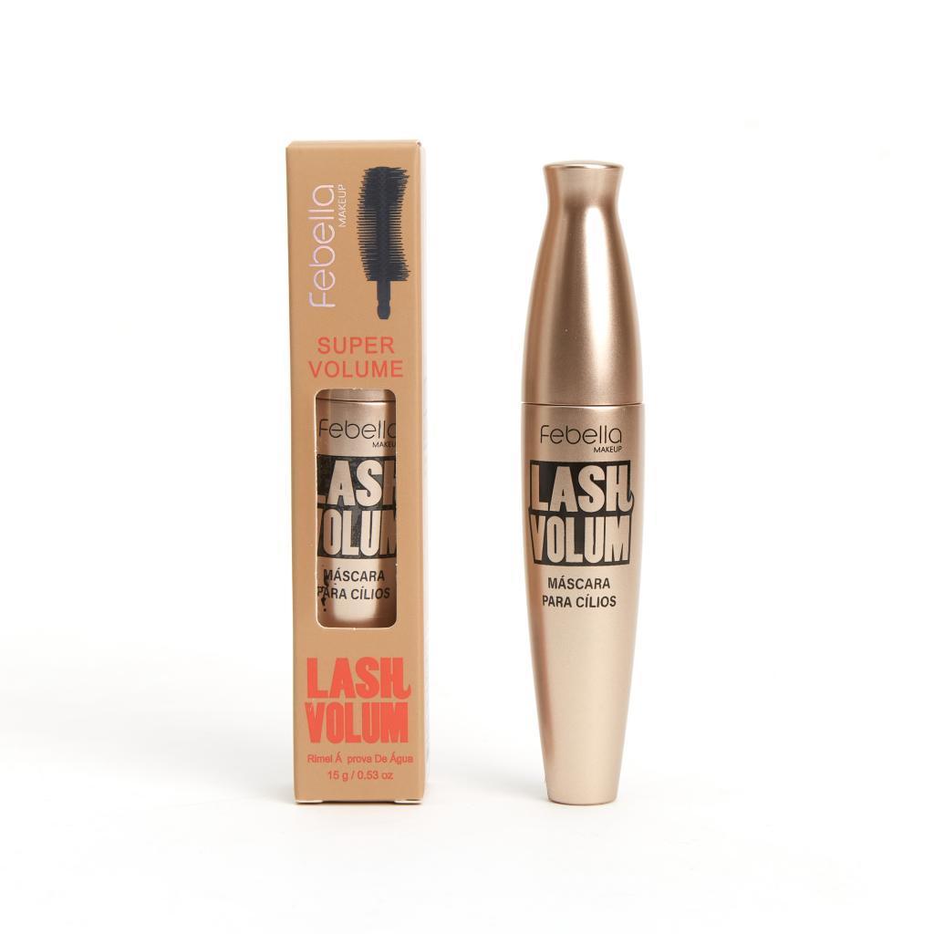 Máscara Para Cílios Febella Lash Volum: Volume e Definição em Oferta na Shopee