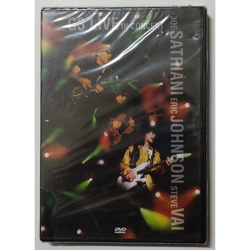 DVD - G3 LIVE IN CONCERT - ( JOE SATRIANI, ERIC JOHNSON, STEVE VAI )