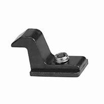CONTRA FECHO CON-370 ZAMAK PRETO PARA JANELA E PORTA CORRER LINHA SUPREMA - KIT 10 UNIDADES
