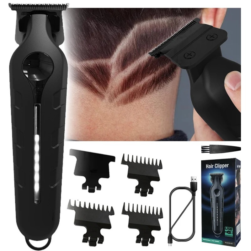 Máquina de Cortar Cabelo e Barba Portátil Profissional  Corte Preciso Bateria Longa
