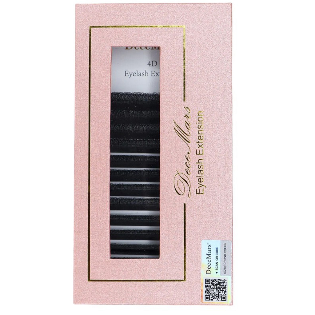 Cílios DeceMars Volume Egípcio 4D W 0.07D Extensão Lash Designer