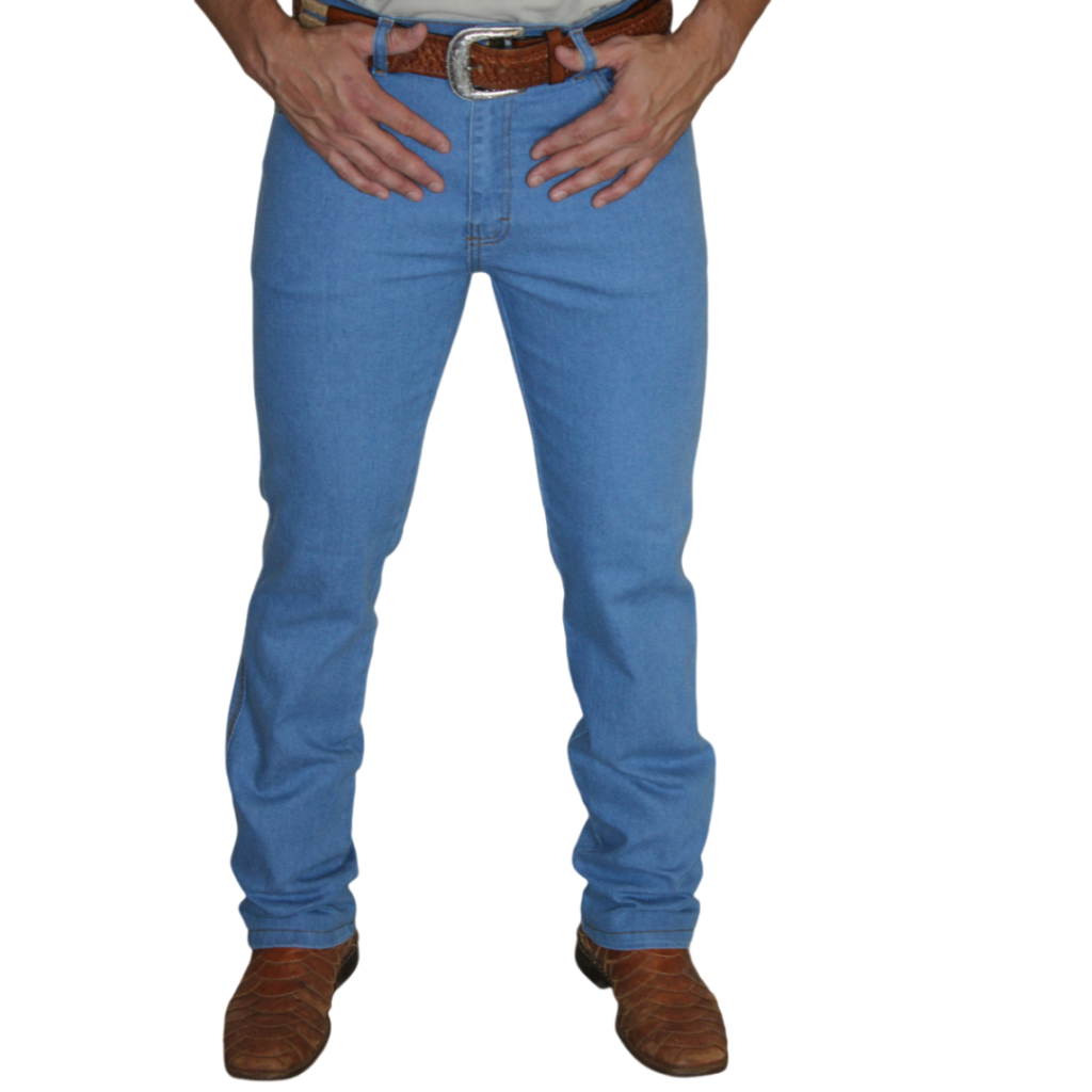 Calça Country Masculina Western Jeans Tradicional com Elastano Rodeio Premium