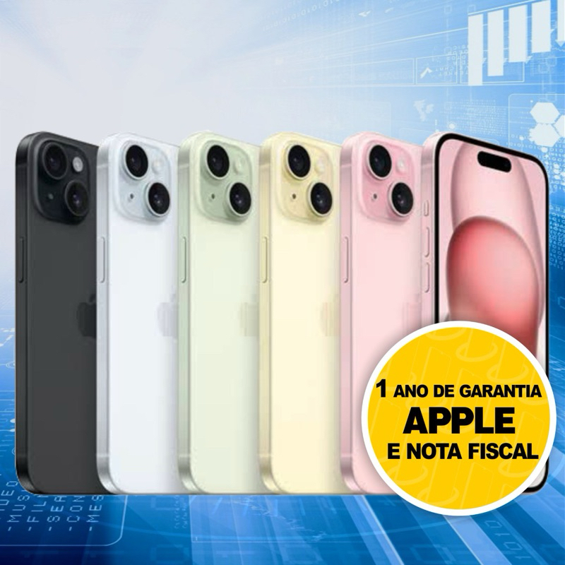 iPhone 15 256Gb com câmera 48MP | Apple