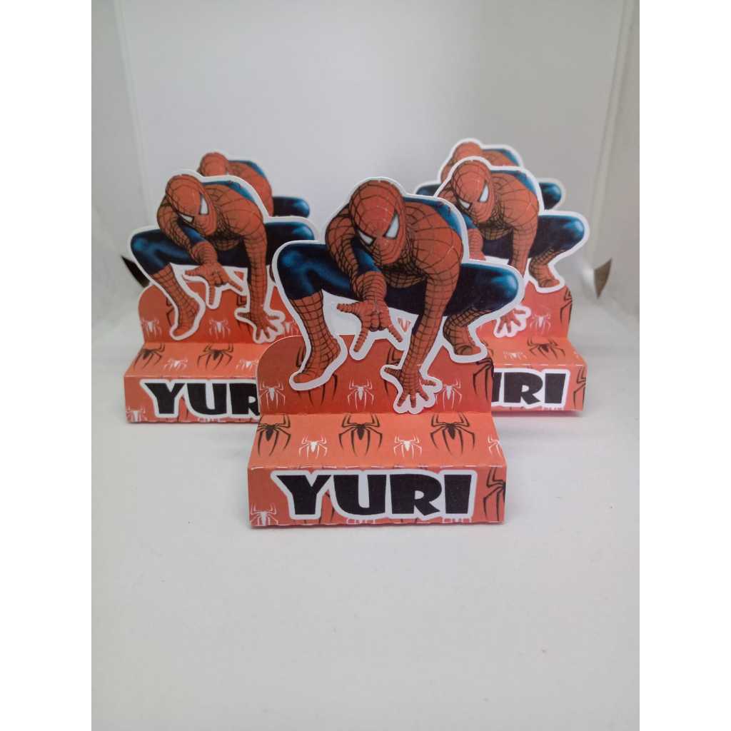 30 Lembrancinhas Personalizadas Porta Bis Homem Aranha