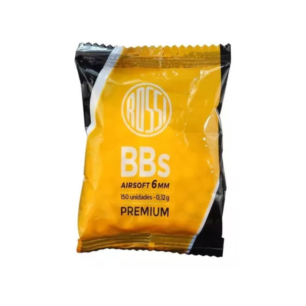 Pacote BBS Rossi 150 unidades 0,12g 6mm - Sports & Outdoors