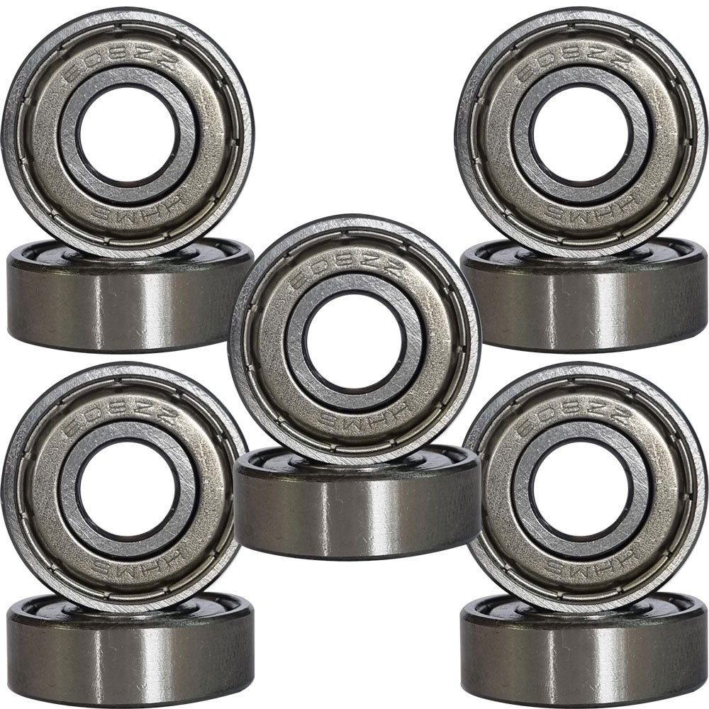 Kit 16 Rolamentos 608ZZ 608 Semi Profissional Abec - Skate, Patins, Longboard e Patinete