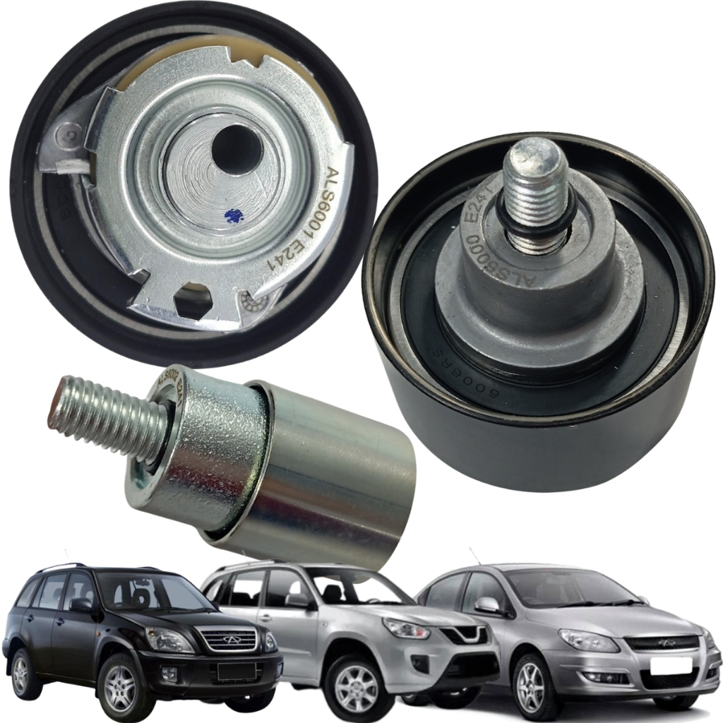 Kit Tensor Polia Da Correia Dentada Tiggo 2.0 16v 2009 2010 2011 2012 2013 2014 2015 Cielo 1.6 16v