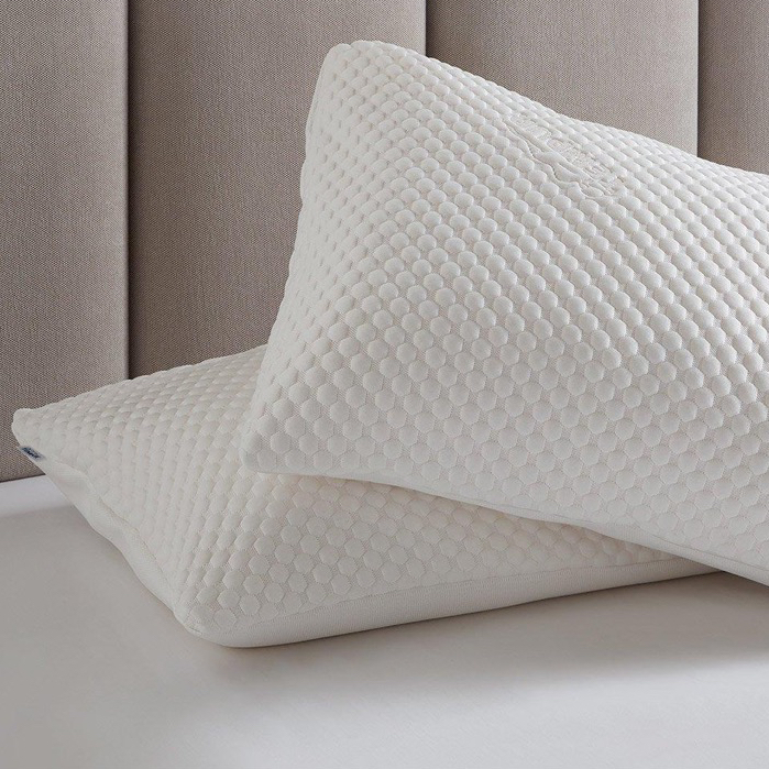 Kit 2 Travesseiros Nasa Latex Alto Duro Cheio Firme Macio Astronauta