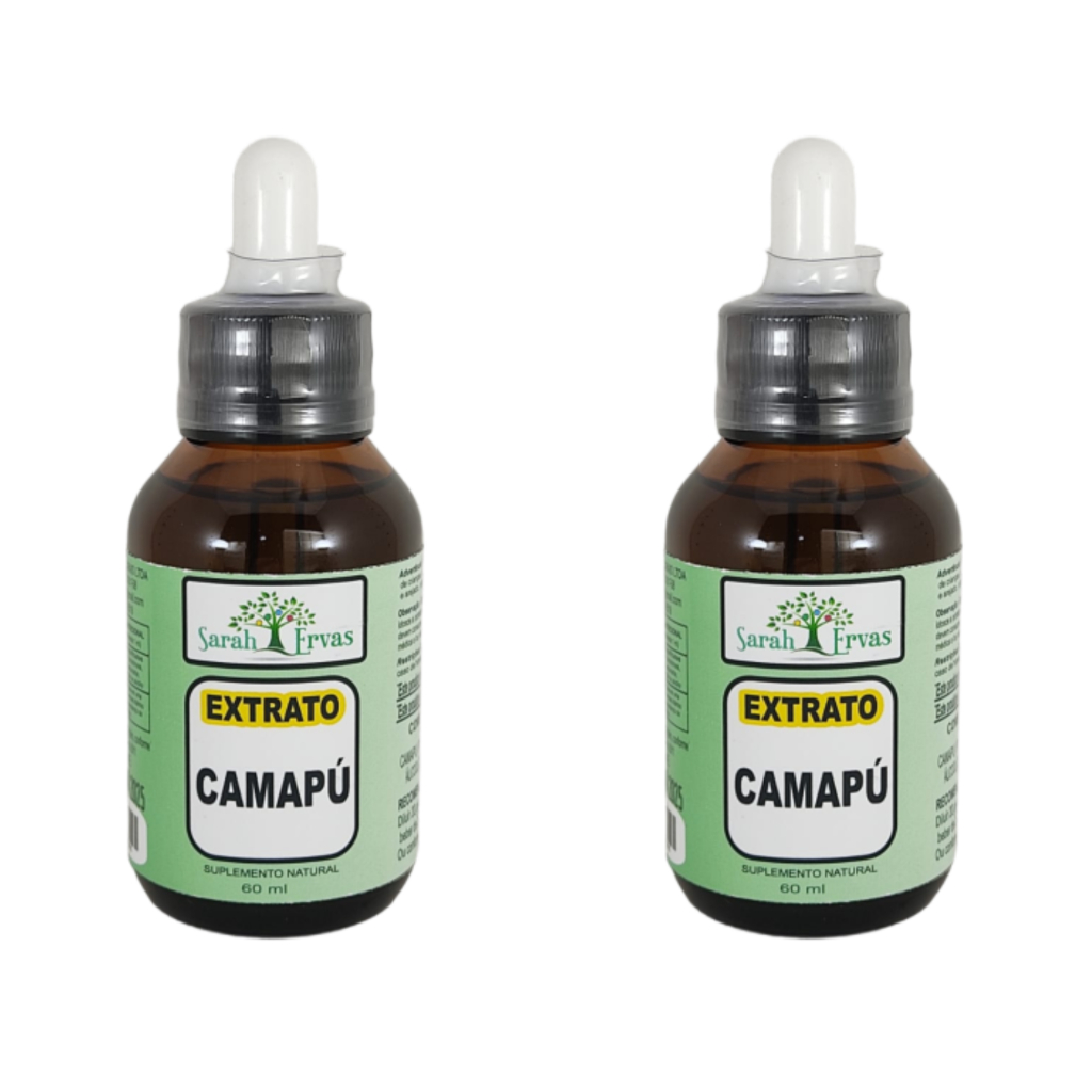 CAMAPÚ - 2 EXTRATOS 60 ML CADA (TINTURA MÃE)