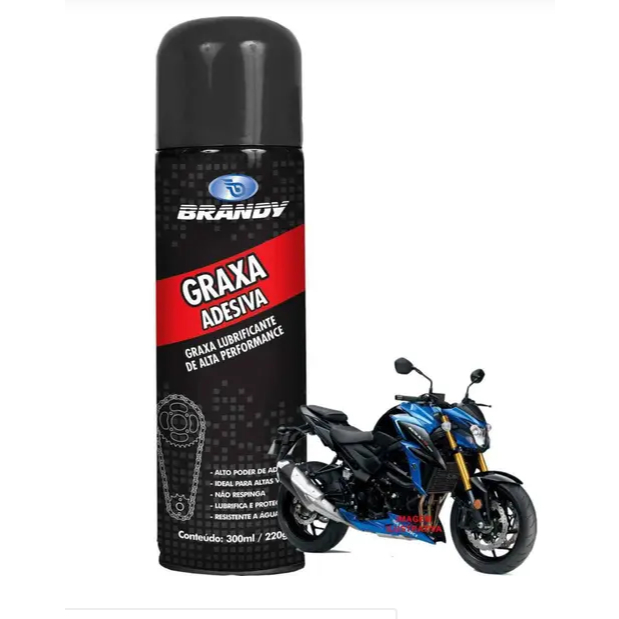 Graxa Adesiva Lubrificante Liquido Premium Spray 300ml/220g - Brandy