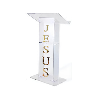 Pulpito em Acrílico Transparente Igreja Empresa 6mm em Oferta na Shopee