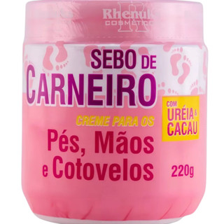 KIT 3 SEBO DE CARNEIRO, CREME PARA AS MÃOS, PÉS E COTOVELOS, SEBO DE CARNEIRO HIDRATANTE, RHENUKS em Oferta na Shopee