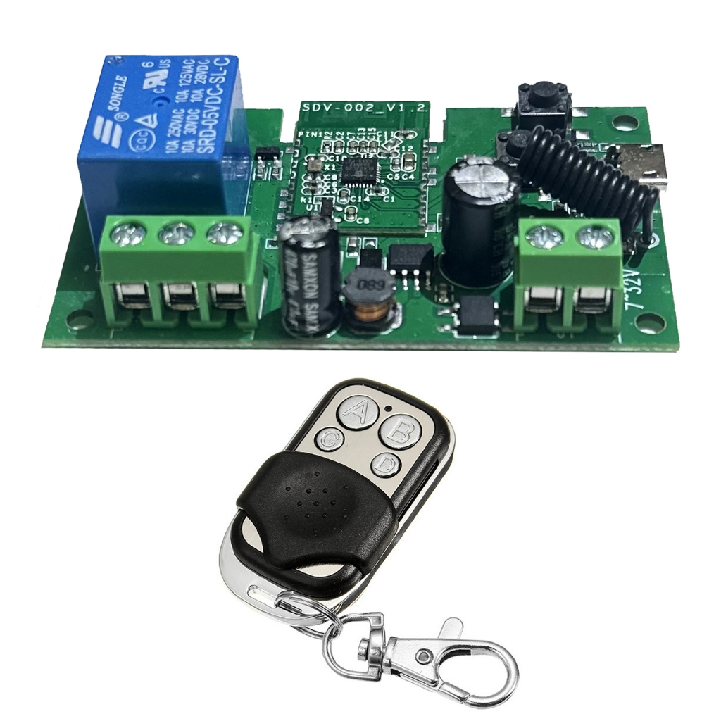 Sonoff Wifi Relé 5v-12v-32v Pulso com (Controle Remoto) Alexa