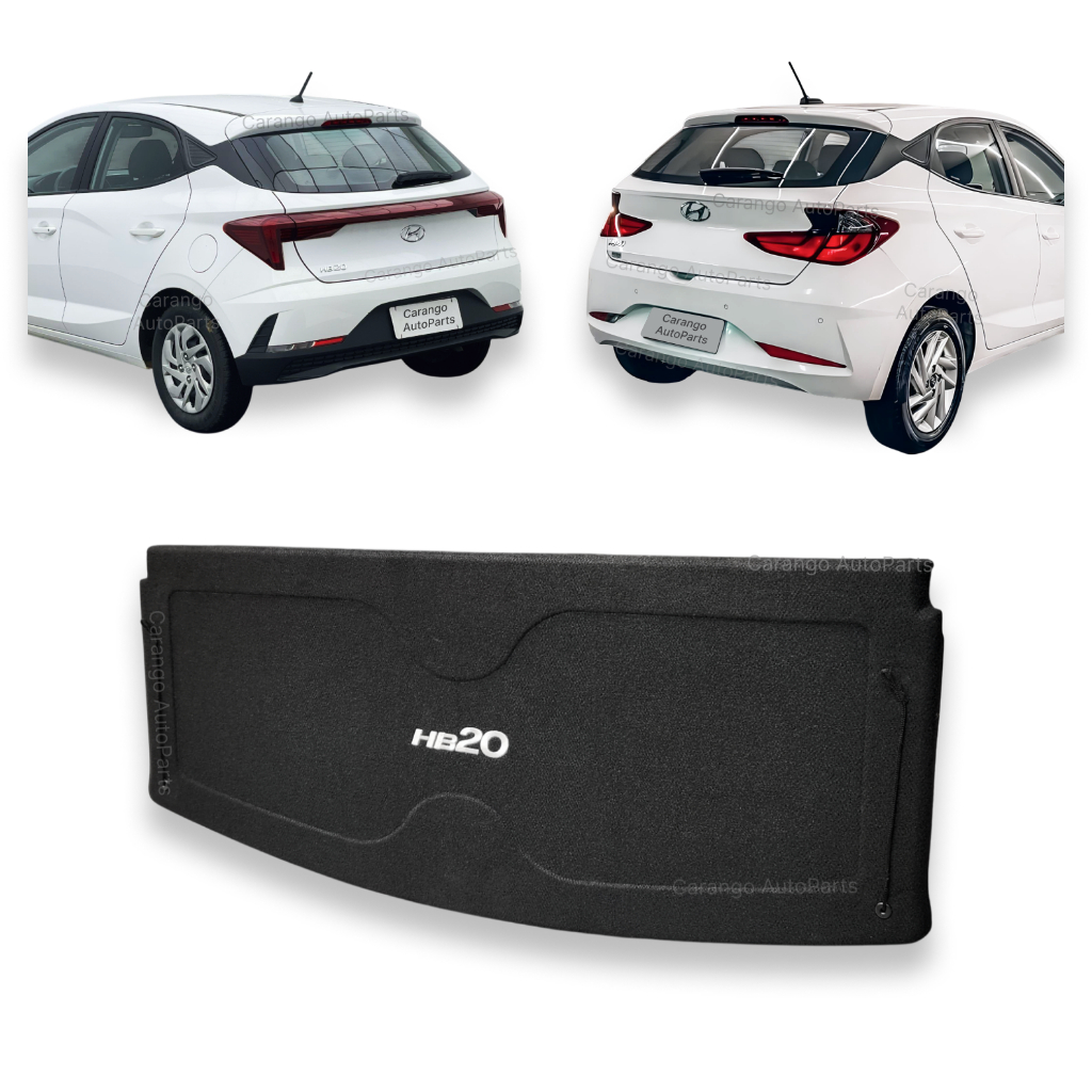 Tampão Porta Malas HB20 G2 2020 a 2026 c/ Furo Falante 6x9 e Cordinhas em Oferta na Shopee