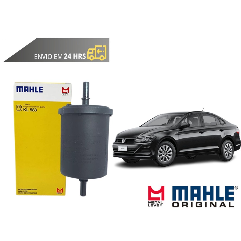 Filtro de Combustível Volkswagen Virtus todos de 2018 a 2024 Original Mahle Metal leve em Oferta na Shopee