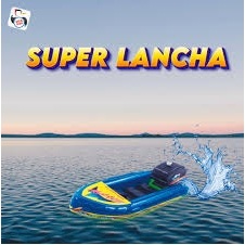 Lancha de brinquedo Barco a motor  Barquinho a corda Brinquedo para piscina água
